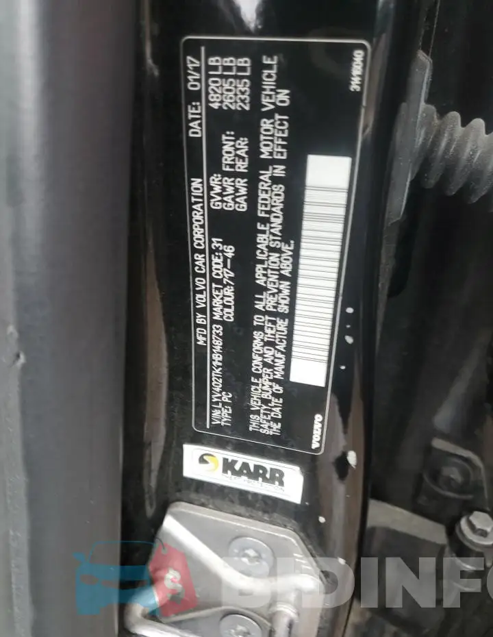 LYV402TK1HB148733 Photo# 12