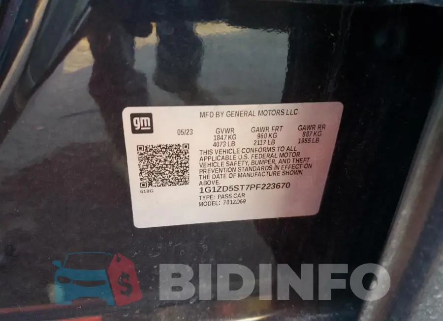 1G1ZD5ST7PF223670 Photo# 12