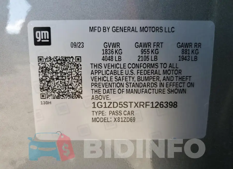1G1ZD5STXRF126398 Photo# 12