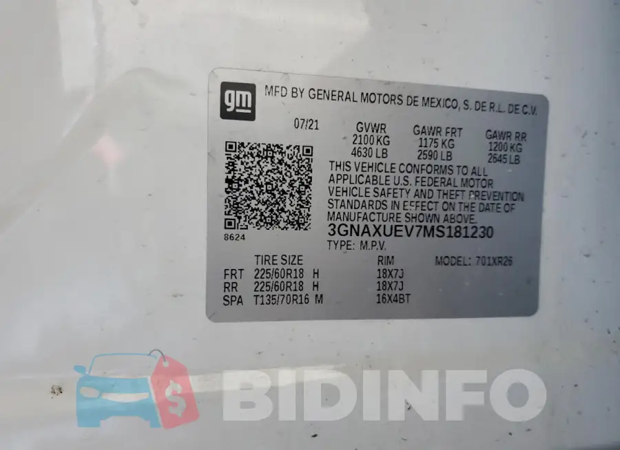 3GNAXUEV7MS181230 Photo# 14