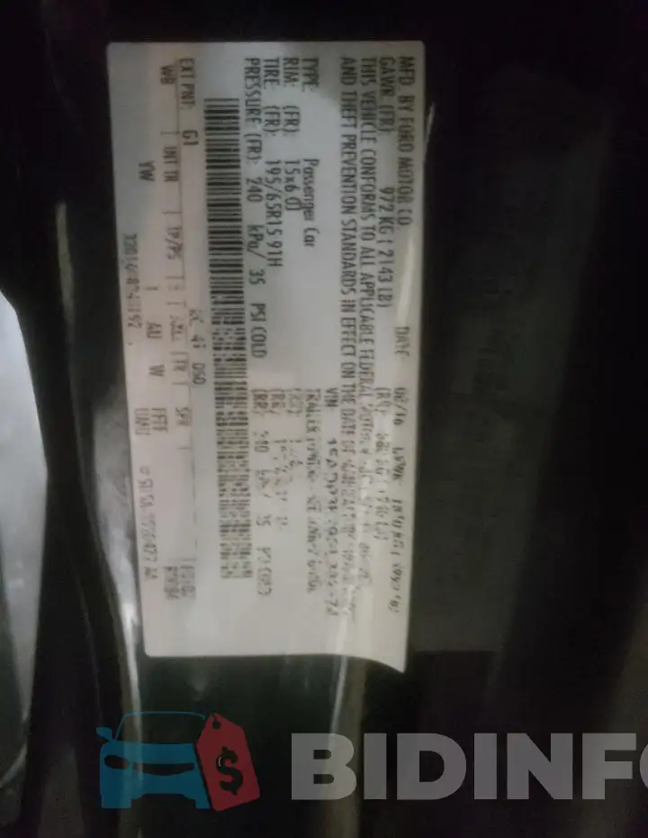 1FADP3E29GL382374 Photo# 12
