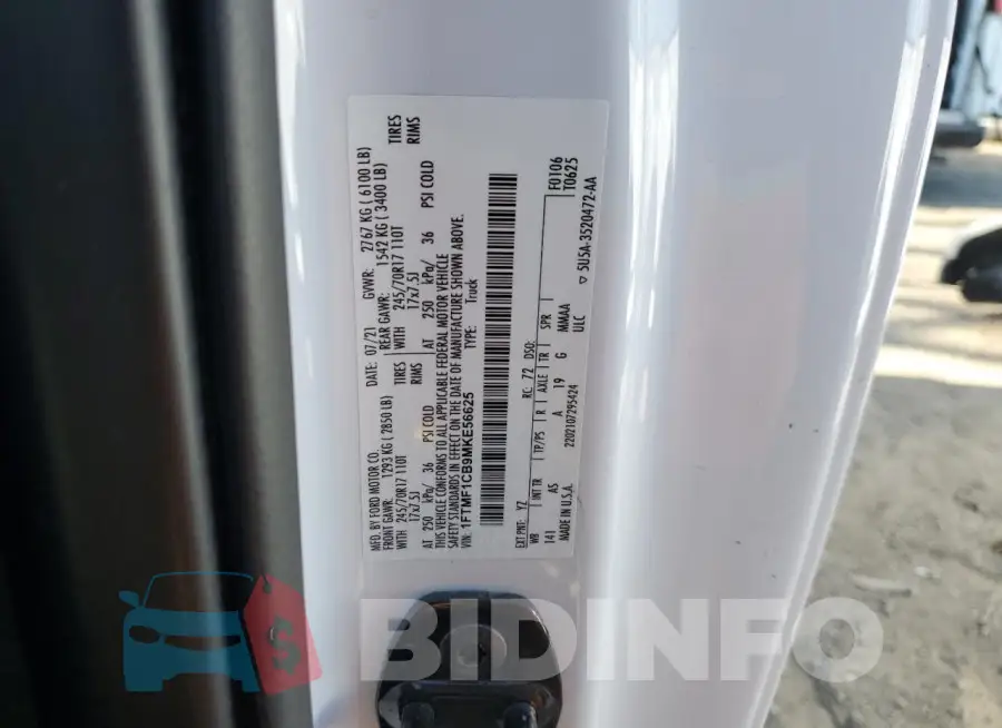 1FTMF1CB9MKE56625 Photo# 12