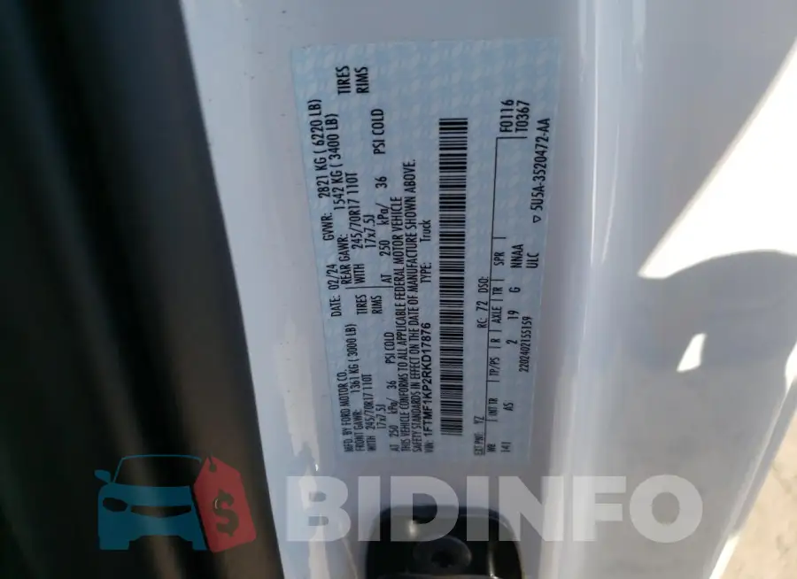 1FTMF1KP2RKD17876 Photo# 12