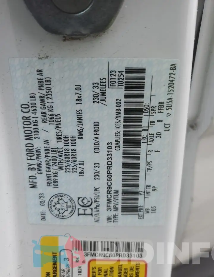 3FMCR9C60PRD33103 Photo# 13