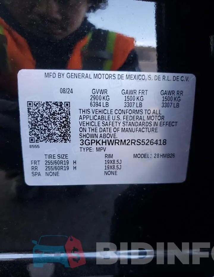 3GPKHWRM2RS526418 Photo# 14
