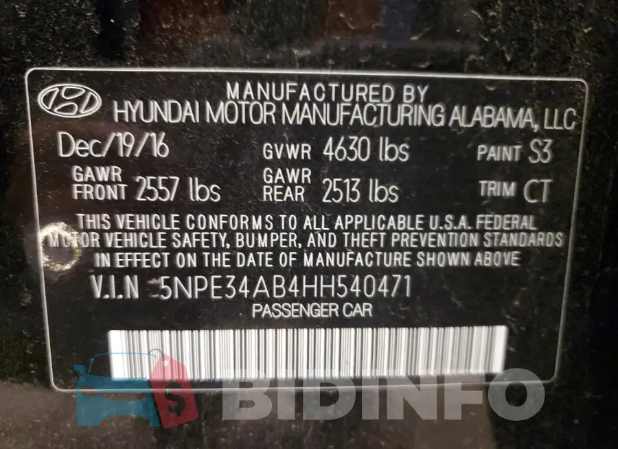 5NPE34AB4HH540471 Photo# 12