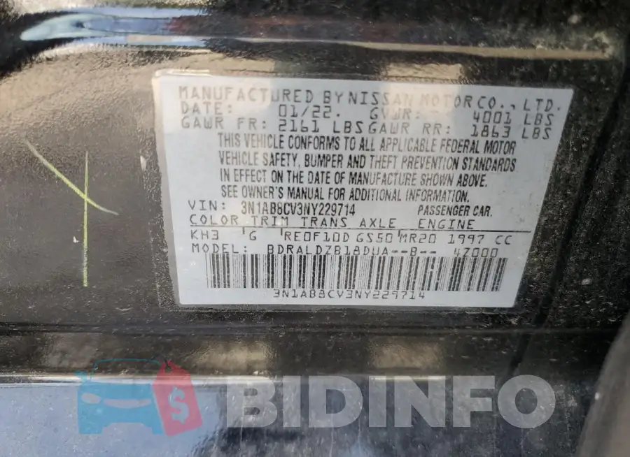 3N1AB8CV3NY229714 Photo# 13
