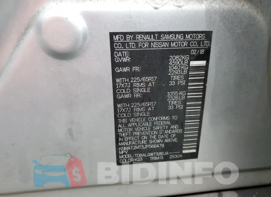 KNMAT2MT5JP566479 Photo# 13