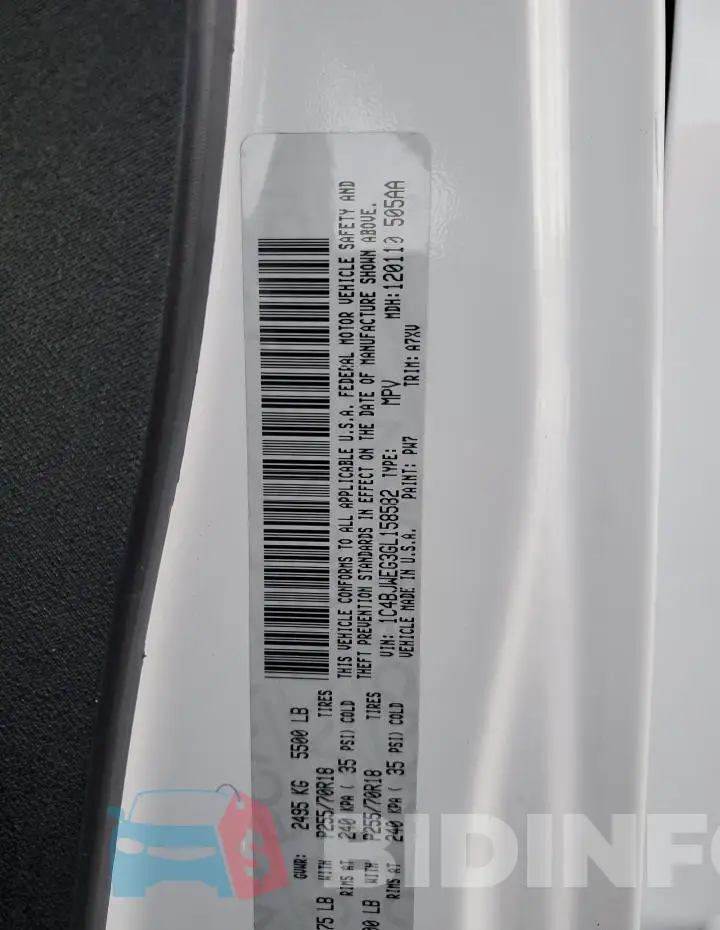 1C4BJWEG3GL158582 Photo# 13