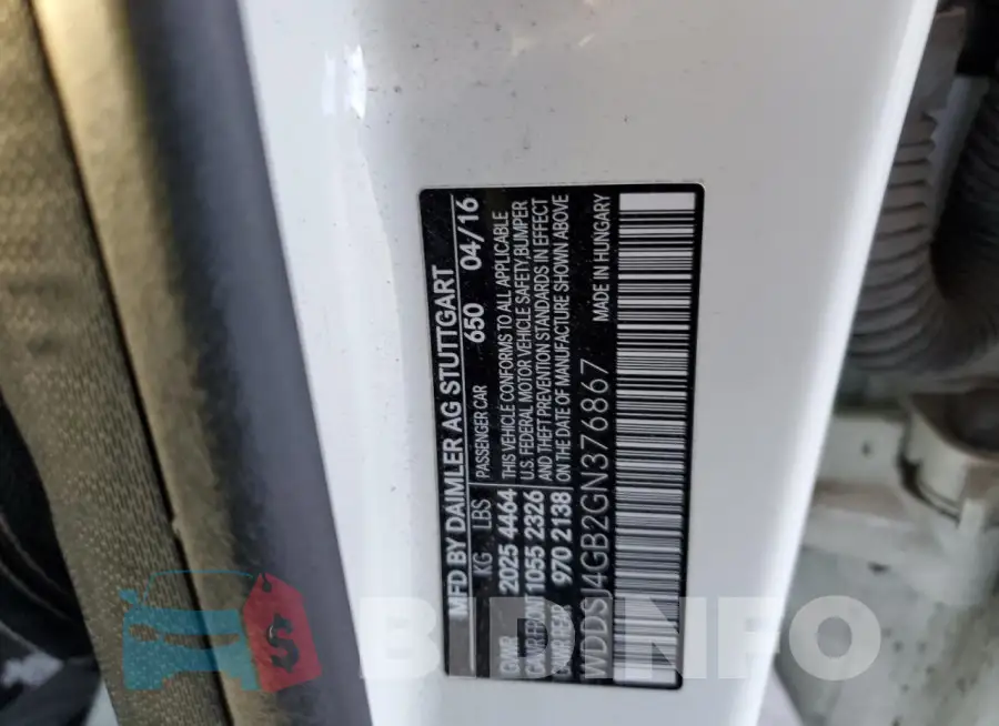 WDDSJ4GB2GN376867 Photo# 13