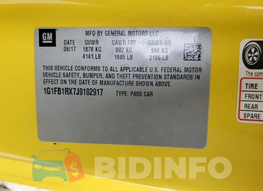 1G1FB1RX7J0102917 Photo# 12