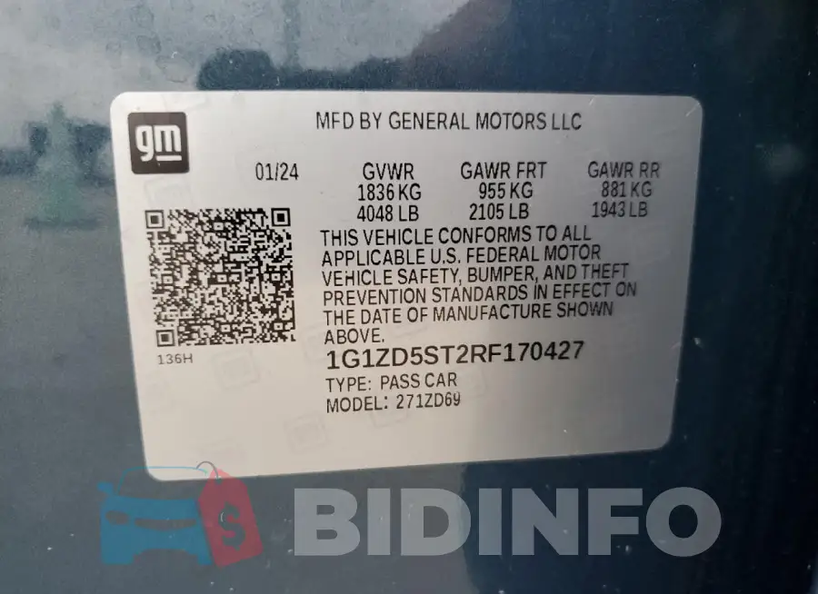 1G1ZD5ST2RF170427 Photo# 12