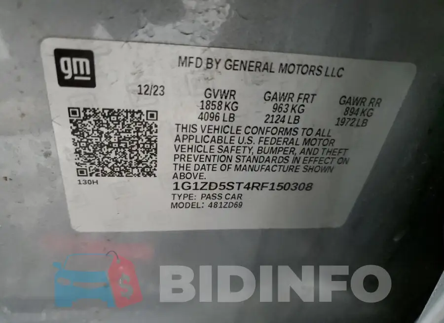 1G1ZD5ST4RF150308 Photo# 13
