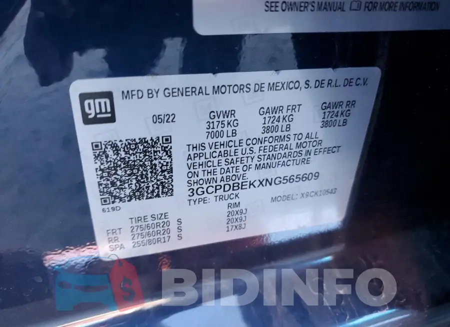 3GCPDBEKXNG565609 Photo# 13