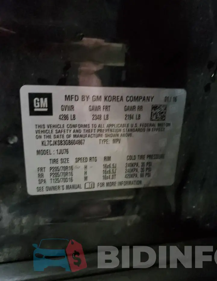KL7CJKSB3GB604867 Photo# 13