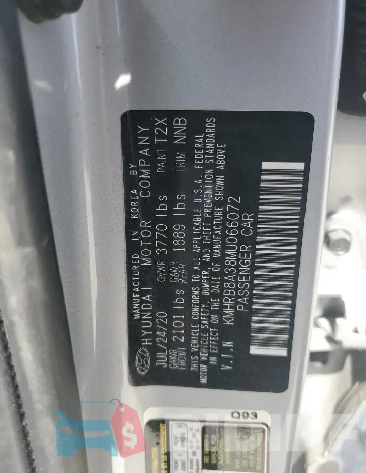 KMHRB8A38MU066072 Photo# 12