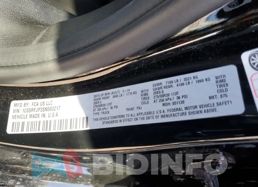 1C6SRFJP3SN560217 Photo# 12