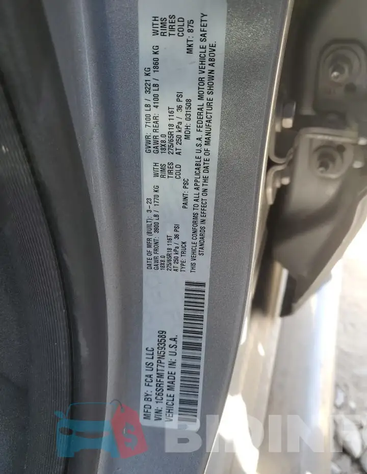 1C6SRFMT7PN593589 Photo# 12