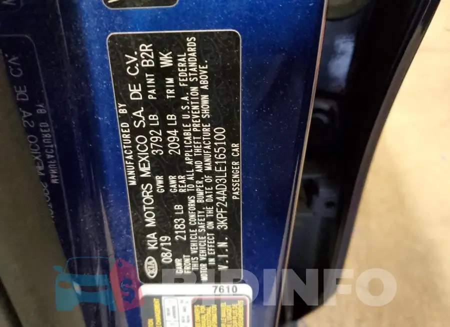 3KPF24AD3LE165100 Photo# 12