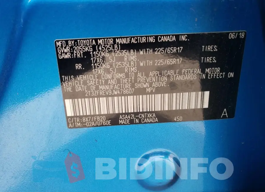 2T3ZFREV9JW478607 Photo# 14