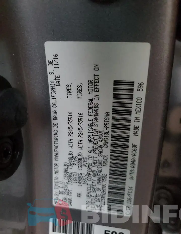 3TMDZ5BN2HM017582 Photo# 12