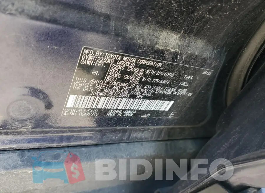 JTMDWRFV2LD546853 Photo# 13