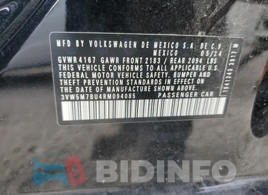 3VW5M7BU4RM094085 Photo# 13