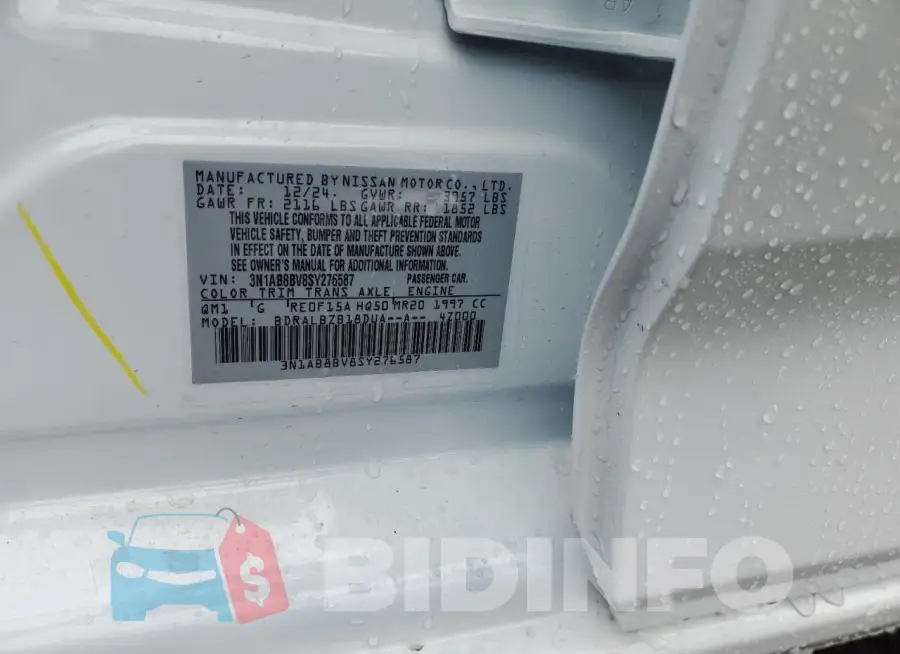 3N1AB8BV8SY276587 Photo# 12