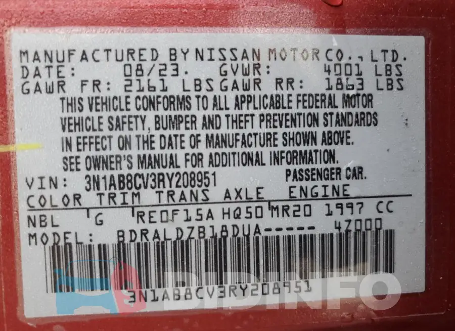 3N1AB8CV3RY208951 Photo# 12
