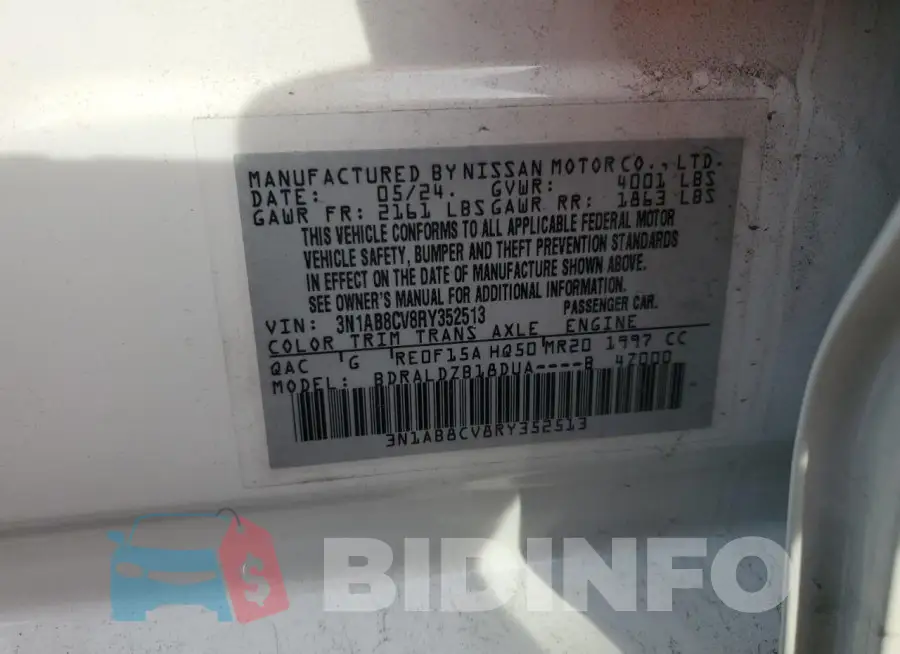3N1AB8CV8RY352513 Photo# 12