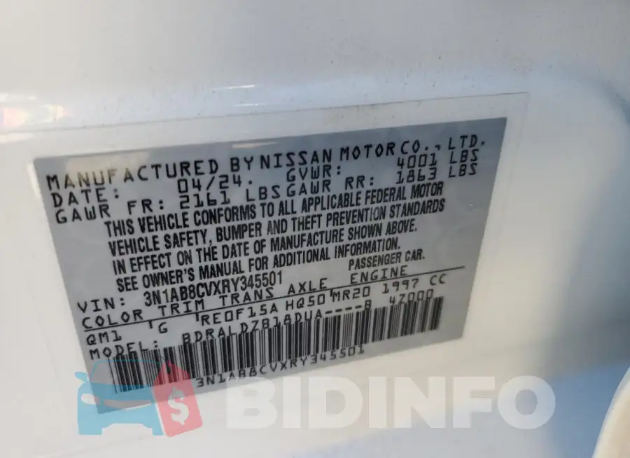 3N1AB8CVXRY345501 Photo# 13