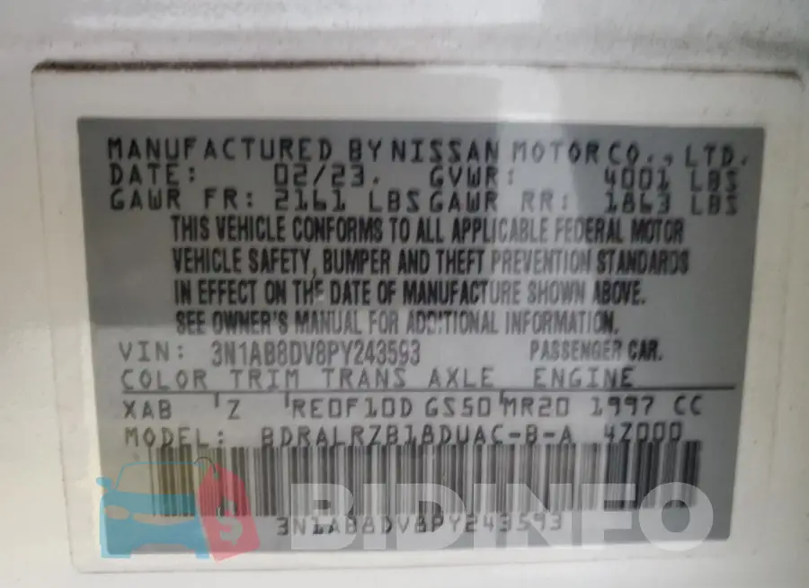 3N1AB8DV8PY243593 Photo# 12