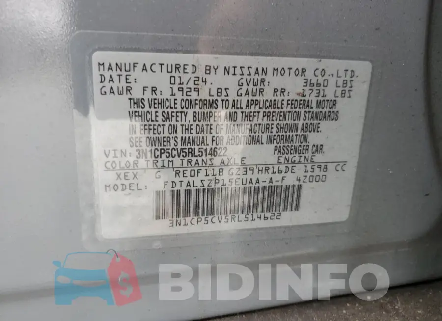 3N1CP5CV5RL514622 Photo# 13