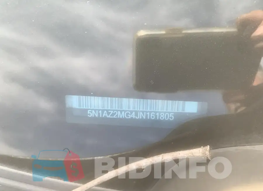 5N1AZ2MG4JN161805 Photo# 14
