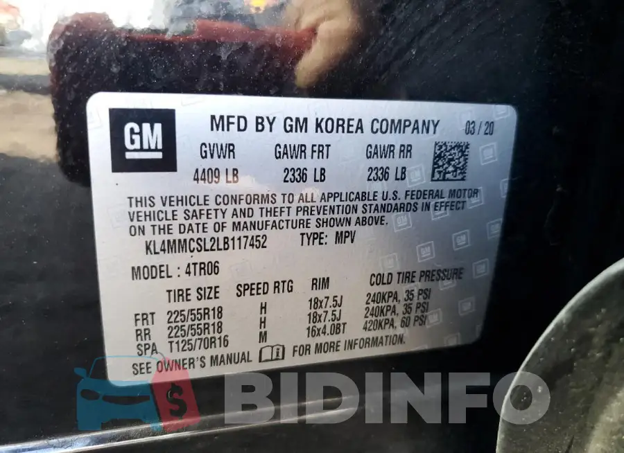 KL4MMCSL2LB117452 Photo# 13