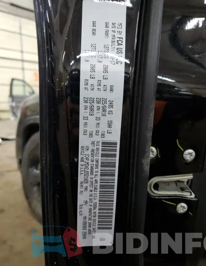 1C4PJMDX2JD521029 Photo# 13