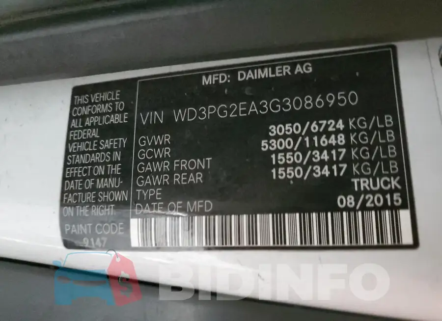 WD3PG2EA3G3086950 Photo# 13