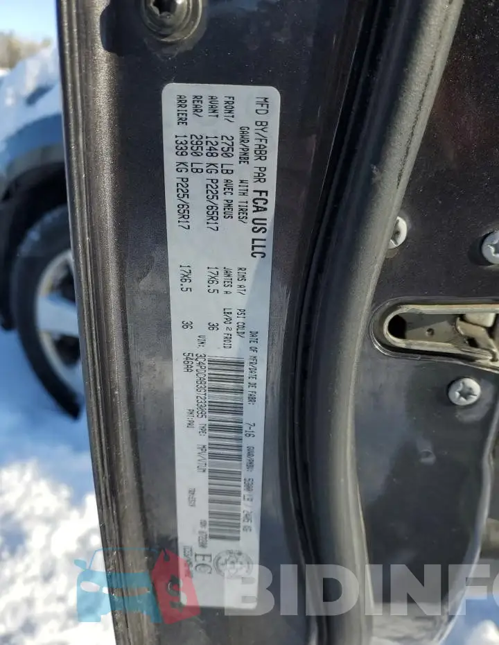 3C4PDCAB3GT233095 Photo# 13