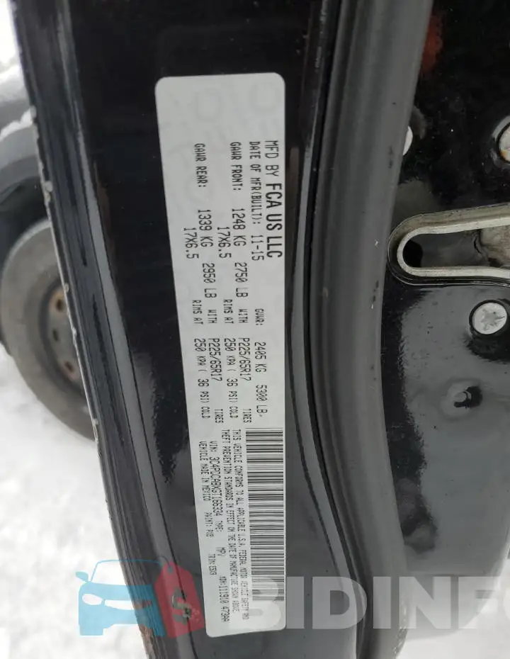 3C4PDCABXGT166334 Photo# 13