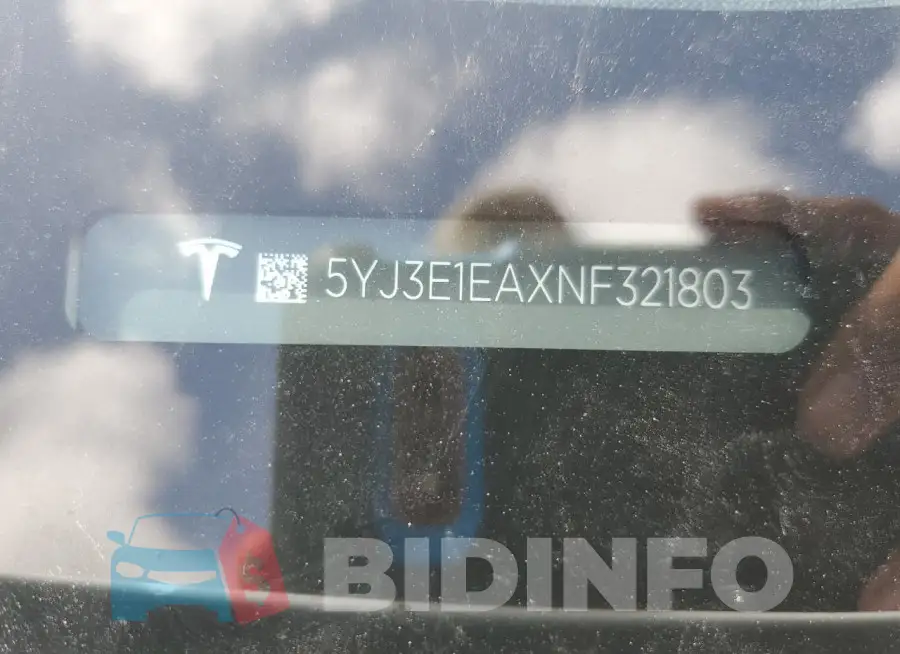 5YJ3E1EAXNF321803 Photo# 12