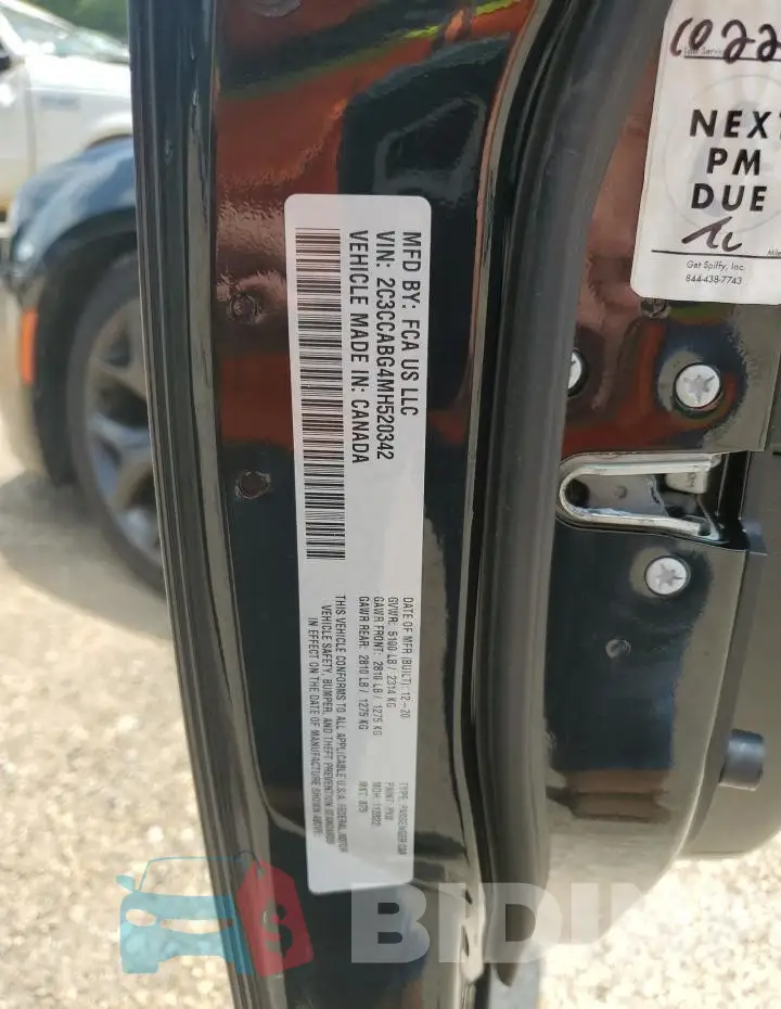 2C3CCABG4MH520342 Photo# 13