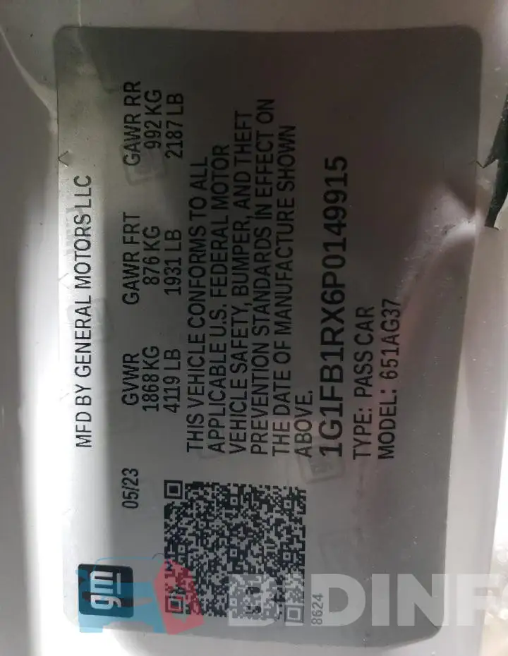 1G1FB1RX6P0149915 Photo# 12