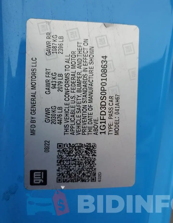 1G1FD3DS0P0108634 Photo# 12
