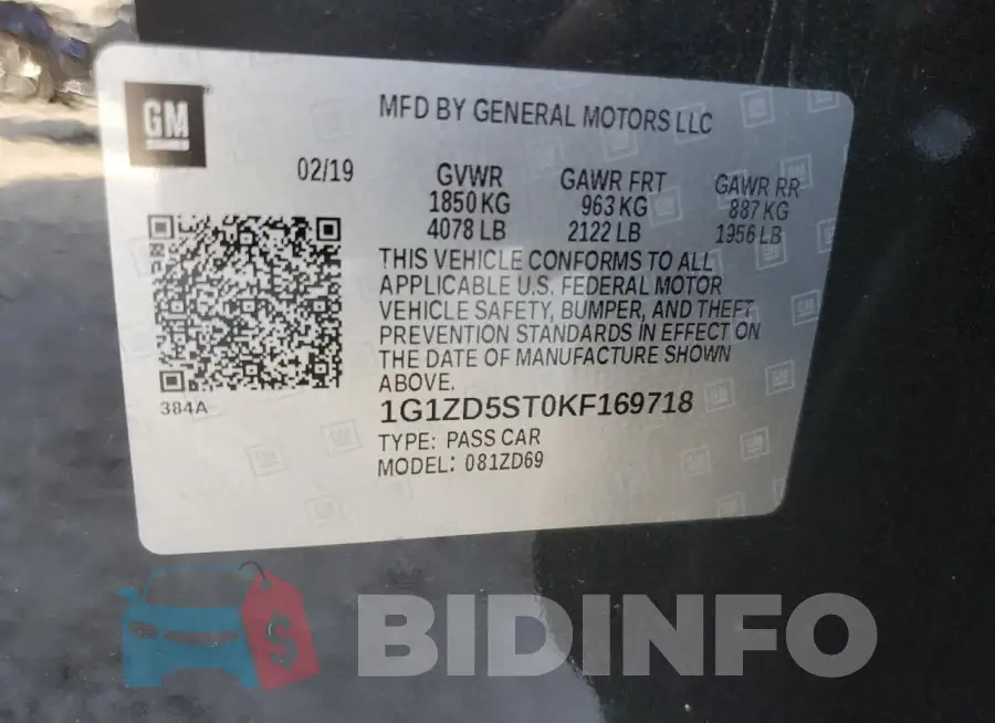 1G1ZD5ST0KF169718 Photo# 12