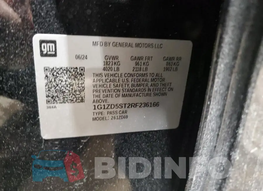 1G1ZD5ST2RF236166 Photo# 12