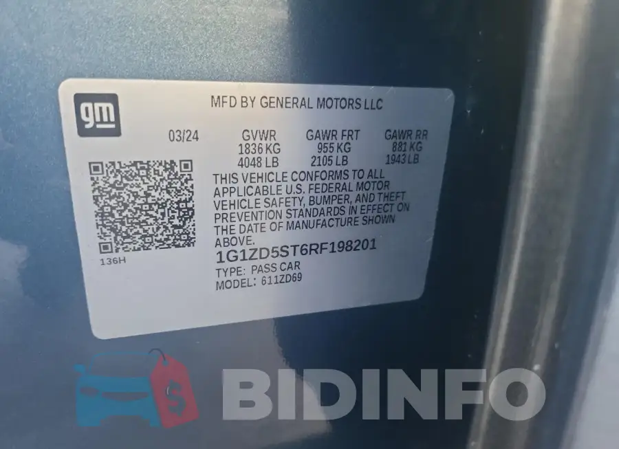 1G1ZD5ST6RF198201 Photo# 10