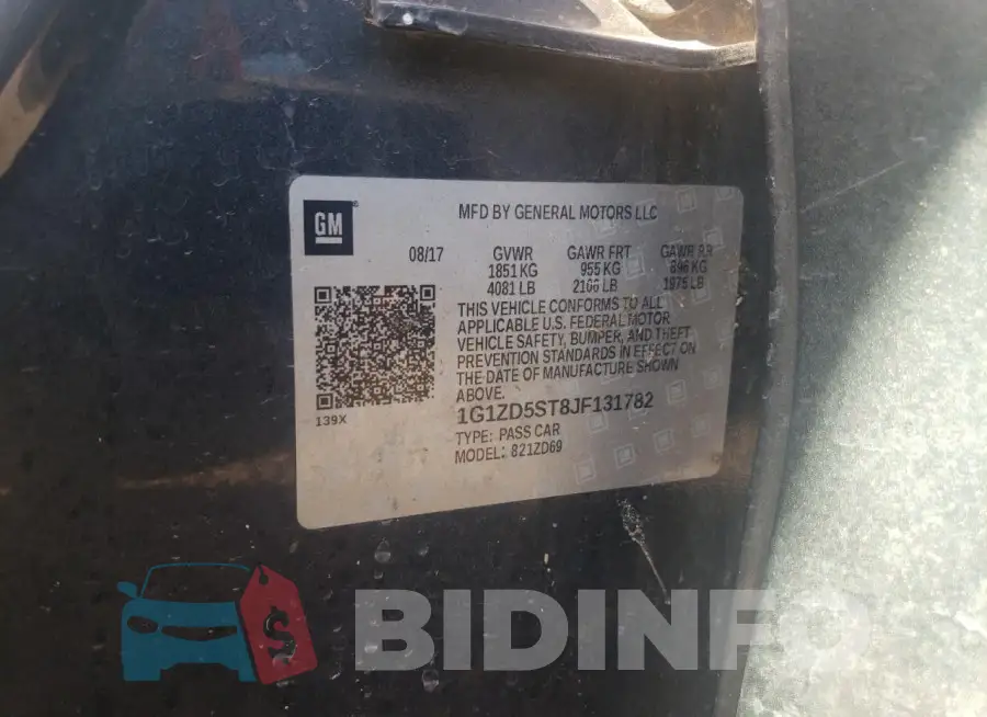 1G1ZD5ST8JF131782 Photo# 12