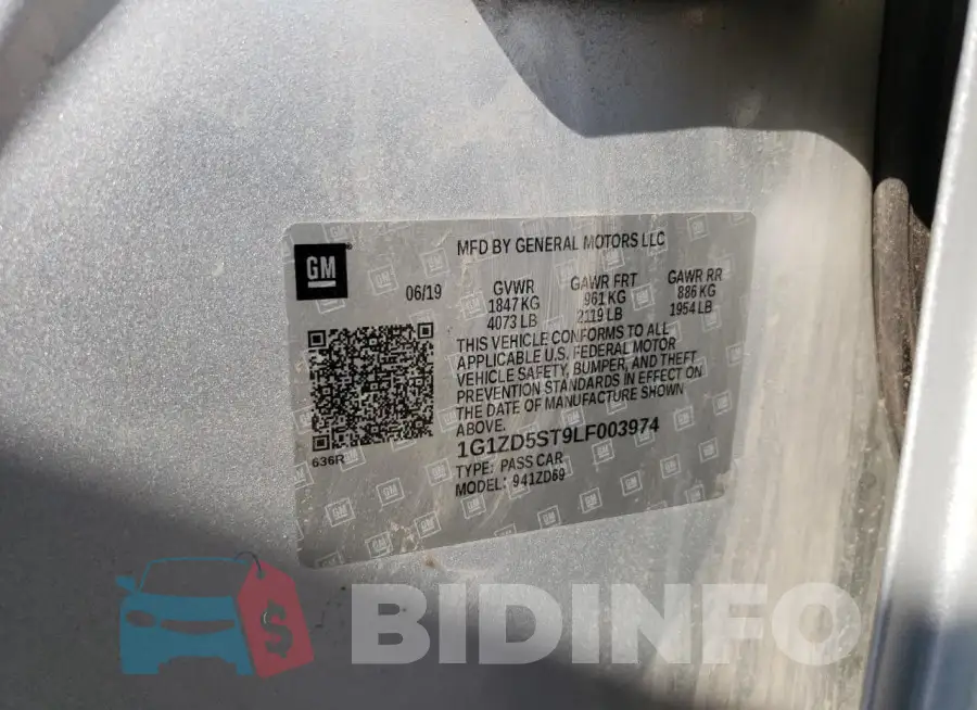 1G1ZD5ST9LF003974 Photo# 12