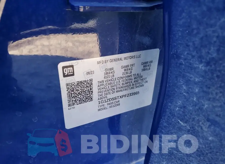 1G1ZD5STXPF233965 Photo# 12