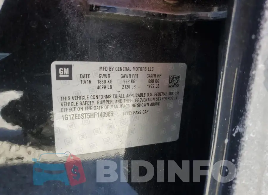 1G1ZE5ST5HF149986 Photo# 12